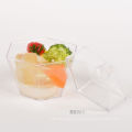 PP/PS Plastic Cup Hexagonal Cup 3.3 Oz with Square Box